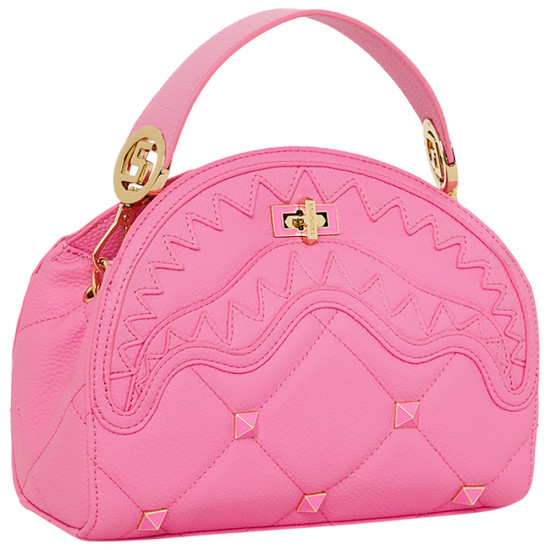 Sprayground Τσάντα ώμου Pretty Pink Quilted Shark Handbag